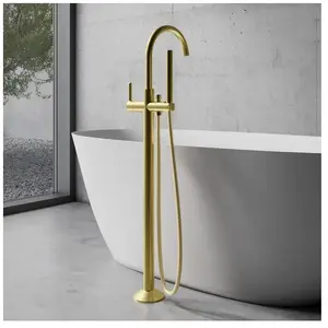 neoro n50 Robinetterie de bain sur pied avec corps encastré, BN0718BG, pas cher