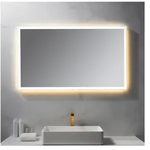 neoro n50 Metal Touch Miroir avec éclairage l : 120 cm, éclairage sur ...Vendu parreuter
