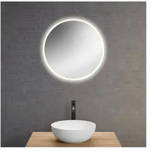 neoro n30 Miroir avec éclairage Ø 60 cm, éclairage sur le pourtour, di...