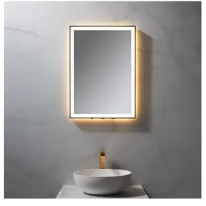 neoro n50 Metal Touch Miroir avec éclairage l : 50 cm, éclairage sur l...Vendu parreuter