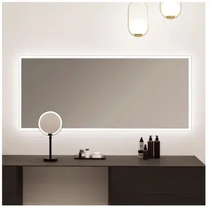 neoro n30 Miroir avec éclairage l : 140 cm, éclairage sur le pourtour,...