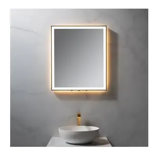 neoro n50 Metal Touch Miroir avec éclairage l : 60 cm, éclairage sur l...Vendu parreuter