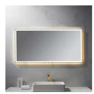 neoro n50 Metal Touch Miroir avec éclairage l : 140 cm, éclairage sur ...Vendu parreuter