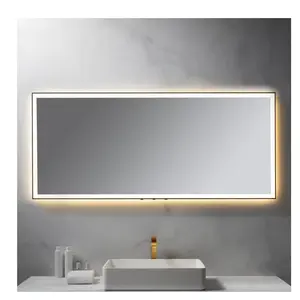 neoro n50 Metal Touch Miroir avec éclairage l : 160 cm, éclairage sur ...Vendu parreuter