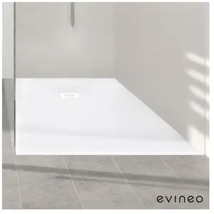evineo ineo Receveur de douche rectangulaire, BE0513WS, pas cher
