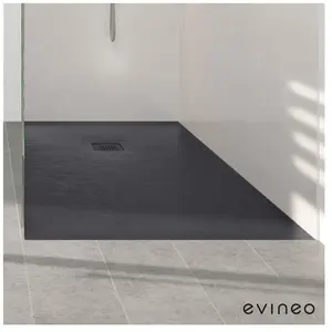 evineo ineo Receveur de douche rectangulaire, BE0514AS, pas cher