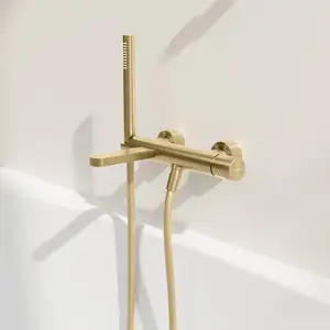 rivea Bahri Mitigeur de baignoire avec set de douche, BR2108BG,