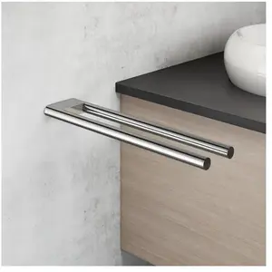 Viverso x elo Porte-serviettes de toilette P: 350 mm, 2 bras, fixe, VE4500CR, pas cher