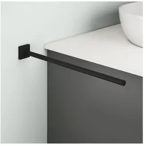 Viverso x cube Porte-serviettes de toilette, 1 bras, fixe, VC4300MB, pas cher