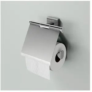 Viverso x cube Porte-papier toilette, ouvert, avec couvercle, VC2001CR, pas cher