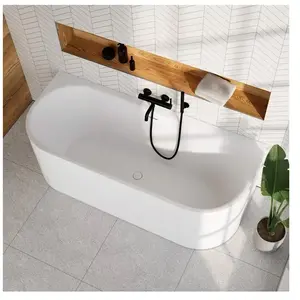 evineo ineo3 Baignoire murale avec trop-plein à fente, L : 180 l : 75 ...Vendu parreuter