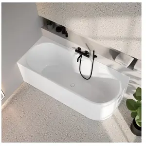 evineo ineo3 Baignoire d angle avec trop-plein à fente, L : 180 l : 75...Vendu parreuter