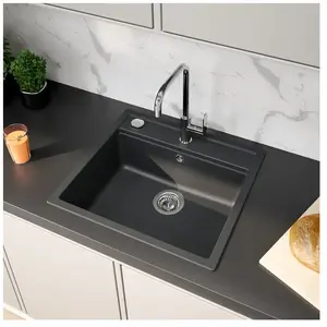 enoova evineo line 250 Évier de cuisine l: 57 P: 51 cm, NEN100AN, pas cher