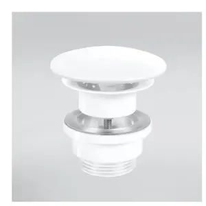 preotec Bonde à écoulement libre avec cache en céramique, PR2300CWG,