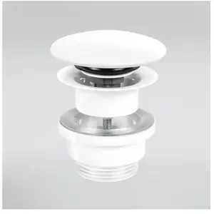 preotec Bonde de vidage obturable avec cache en céramique, PR2100CWG,