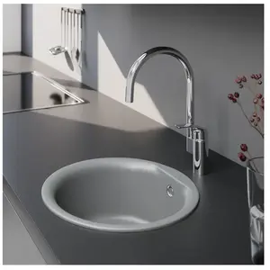 enoova evineo line 300 Évier de cuisine Ø 43,5 cm, EUR100GR,Vendu parreuter