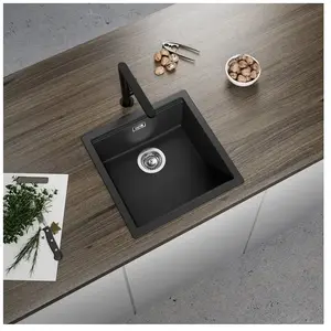 enoova evineo line 150 Évier de cuisine l: 45,6 P: 45,6 cm, LAN100BL, pas cher