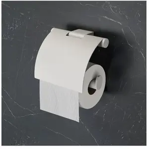 Viverso x one Porte-papier toilette, fermé, avec couvercle, VL2000MW, pas cher