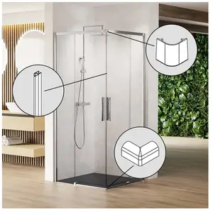rivea Dia Set de finition pour porte coulissante en 2 parties en accès...Vendu parreuter