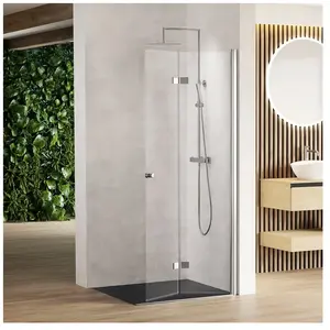 rivea Dia Porte pliante pour accès d angle, paroi latérale ou niche, B... pas cher