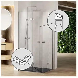 rivea Dia Set de finition pour portes pivotantes et pliantes en accès d’angle, BR0601CR, pas cher