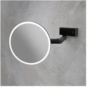Viverso Zoom me Miroir cosmétique à grossissement x 5, éclairage à température de couleur réglable, VM6001MB, pas cher