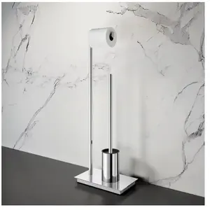 Viverso x_match Ensemble porte-papier toilette et brosse WC, VU3102CR,