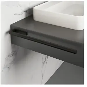 Viverso x match Porte-serviettes de toilette P: 390 mm, à fixer sur un meuble, VU4500MB, pas cher