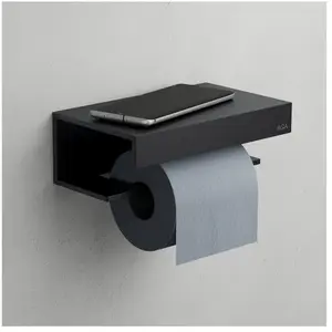 Viverso AGA Design L / U Porte-papier toilette avec tablette, AL2020BM, pas cher