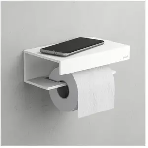 Viverso AGA Design L / U Porte-papier toilette avec tablette, AL2020WM, pas cher