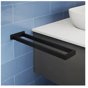 Viverso x evolution Porte-serviettes de toilette 2 bras, fixe, VS4500MB, pas cher