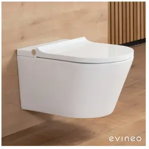 evineo ineo4 & ineo5 WC lavant suspendu avec siège chauffant, ovale,, ...Vendu parreuter