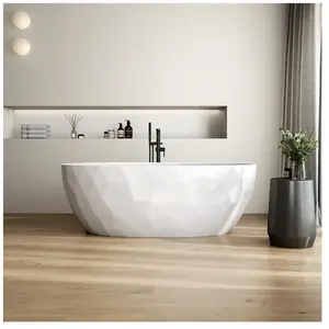 rivea Malie Diamond Baignoire en îlot L : 170 l: 81,5 cm, BR0102WH,