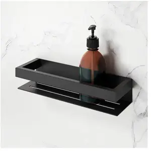Viverso x match Panier de douche design l: 300 H: 60 P: 95 mm, VU6005MB,Vendu parreuter