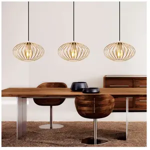 Ecolumeo PORORAPA Suspension E27 à 3 sources lumineuses, BEL02723YE4D, pas cher