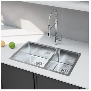 enoova m20 Évier de cuisine l: 72,5 P: 45 cm, EV2107, pas cher