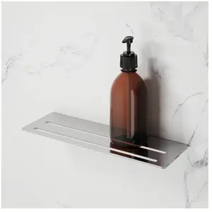 Viverso x match flat Tablette de douche l: 300 H: 3 P: 100 mm, VU6001CR,Vendu parreuter