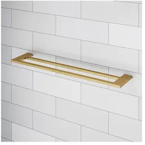 Viverso x_add Porte-serviettes de bain double l: 600 H: 14 P: 125 mm, ... pas cher