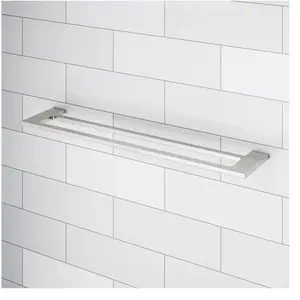 Viverso x_add Porte-serviettes de bain double l: 600 H: 14 P: 125 mm, VA4700BN, pas cher