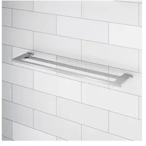 Viverso x_add Porte-serviettes de bain double l: 600 H: 14 P: 125 mm, VA4700CR, pas cher