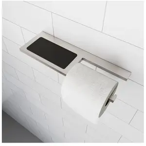 Viverso x add Porte-papier toilette avec tablette, ouvert et fixe, VA2202BN, pas cher