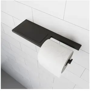 Viverso x add Porte-papier toilette avec tablette, ouvert et fixe, VA2202MB, pas cher