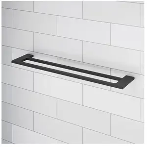 Viverso x add Porte-serviettes de bain double l: 600 H: 14 P: 125 mm, VA4700MB, pas cher
