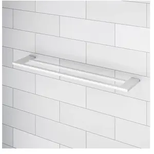 Viverso x add Porte-serviettes de bain double l: 600 H: 14 P: 125 mm, VA4700MW, pas cher