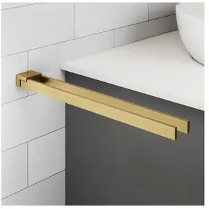 Viverso x add Porte-serviettes de toilette l: 45 H: 25 P: 430 mm, 2 bras, pivotant, VA4300BG, pas cher