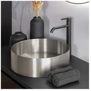 neoro n40 Vasque à poser Ø 40 H: 12 cm, BN0734BS, pas cher