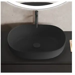 evineo ineo3 Vasque à poser l: 60 H: 13,5 P: 41,5 cm, surface facile à entretenir, BE0929BM,