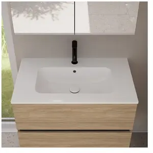 evineo ineo5 evo Plan vasque slim l: 81,5 P: 46,5 cm, BE0835WH,