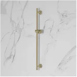 neoro Barre de douche en acier inoxydable avec support de douchette,, BN0710BC, pas cher