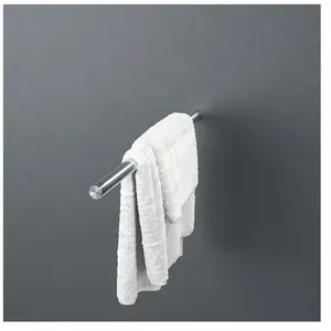 Viverso x steel Porte-serviette P: 350 mm, 1 bras, fixe, VX4300BS,